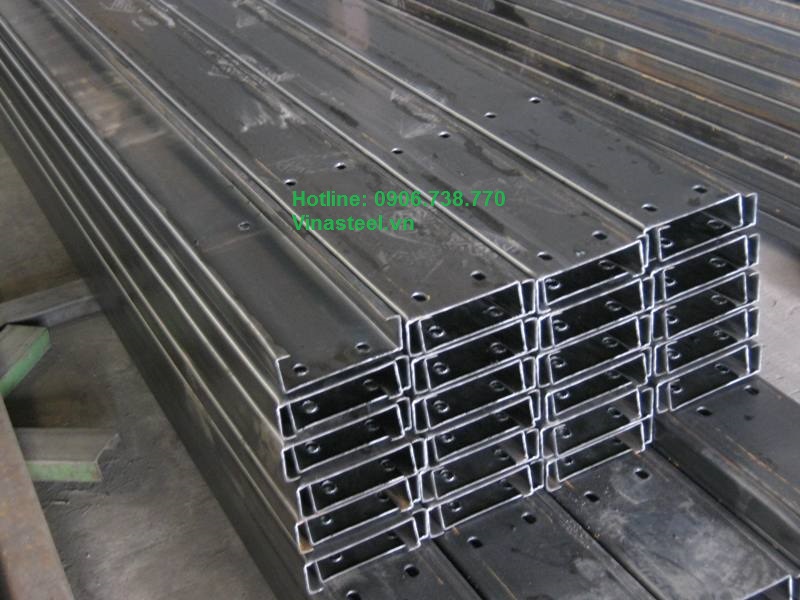 Xà Gồ C mạ kẽm, thép đen chất lượng - Vinasteel