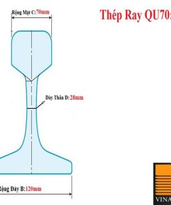 Thép ray QU70